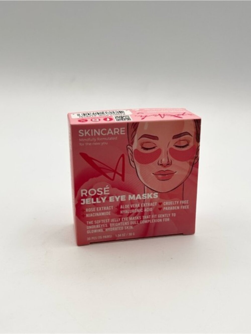 LA Splash Skincare Jelly Eye Masks Rose NIB